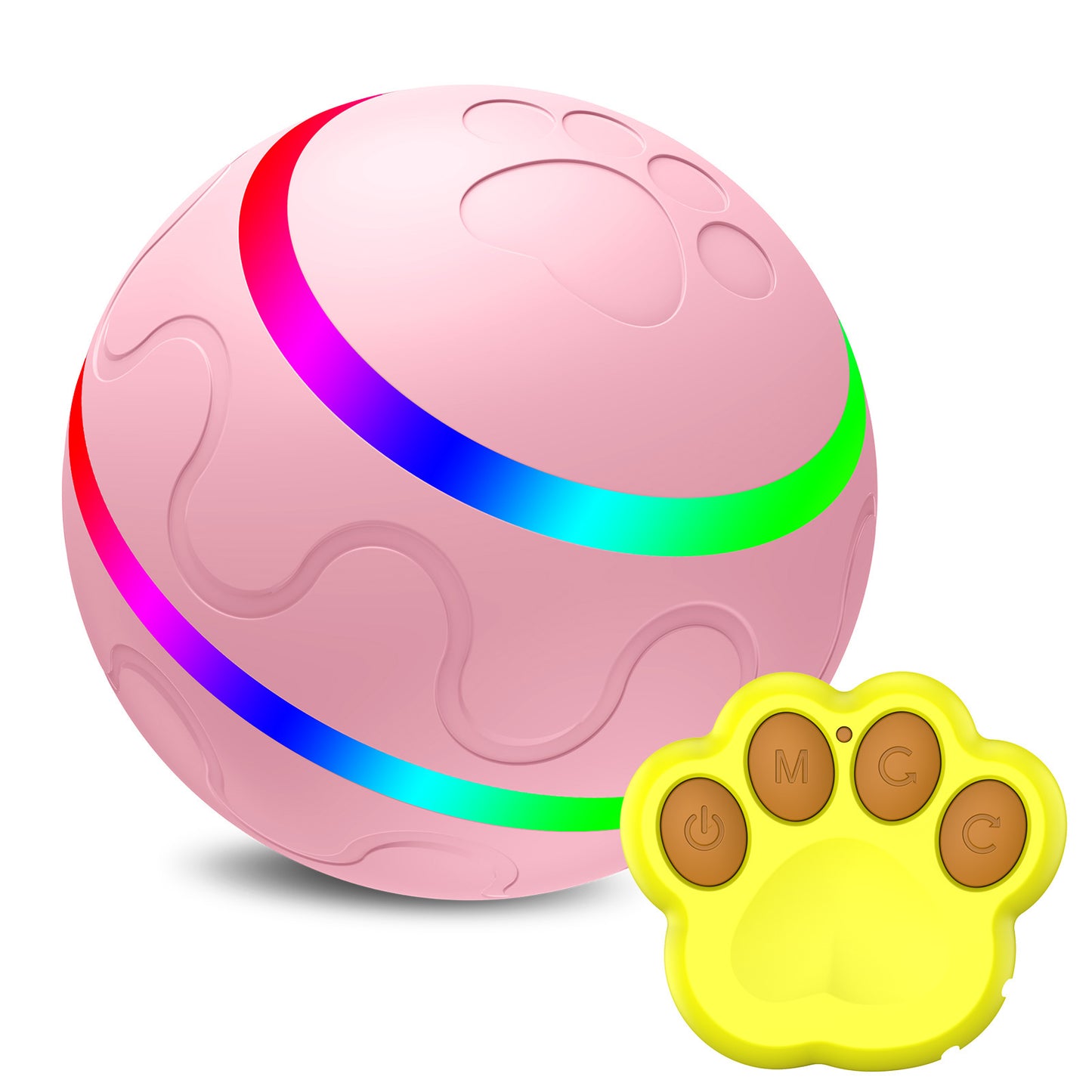 New Cat Wicked Ball Toy – Intelligent Self-Rotating USB-Powered Ball for Interactive Play and Entertainment.