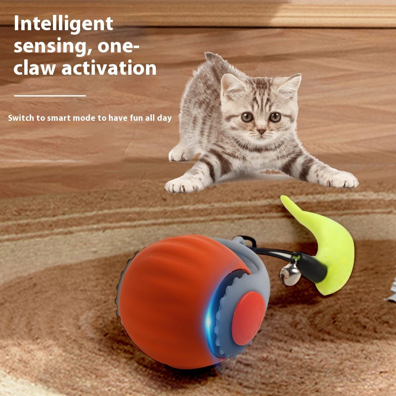 Automatic Gravity Ball Cat Toy – Interactive and Fun Toy That Moves on Its Own to Entertain Your Cat.