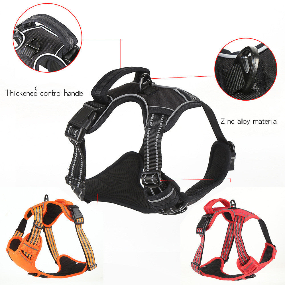 No-Pull Dog Harness Vest – Breathable, Reflective, and Designed for Comfort and Control.