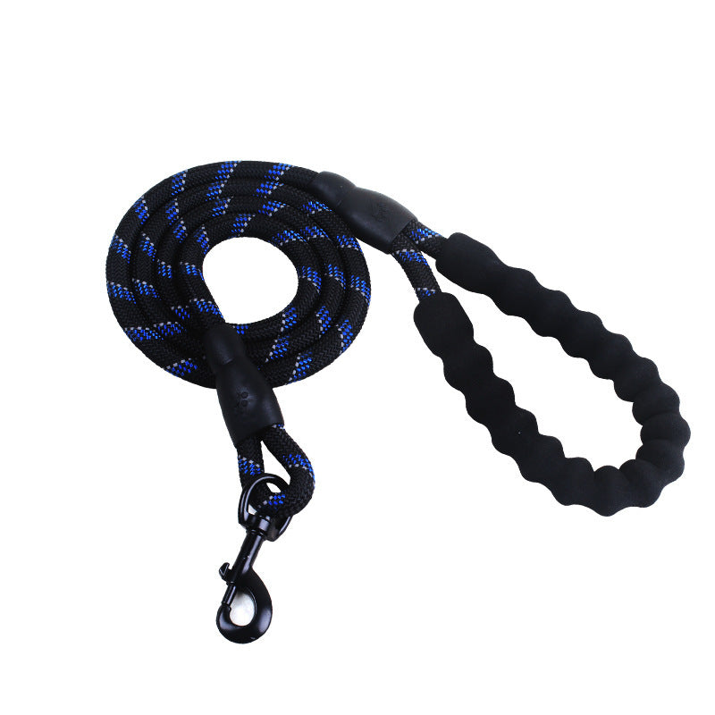 Reflective Nylon Dog Leash – Durable Walking and Training Rope for Small, Medium, and Large Dogs.