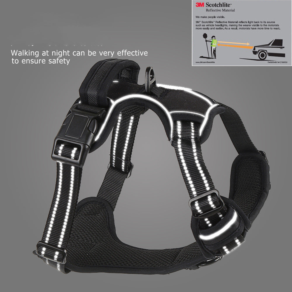 No-Pull Dog Harness Vest – Breathable, Reflective, and Designed for Comfort and Control.