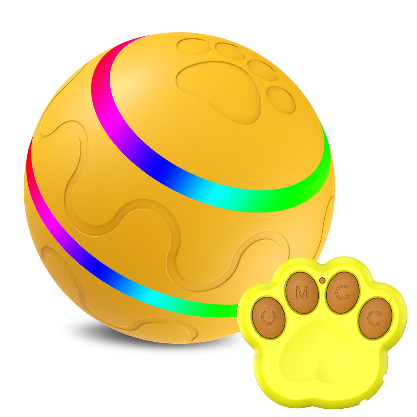 New Cat Wicked Ball Toy – Intelligent Self-Rotating USB-Powered Ball for Interactive Play and Entertainment.