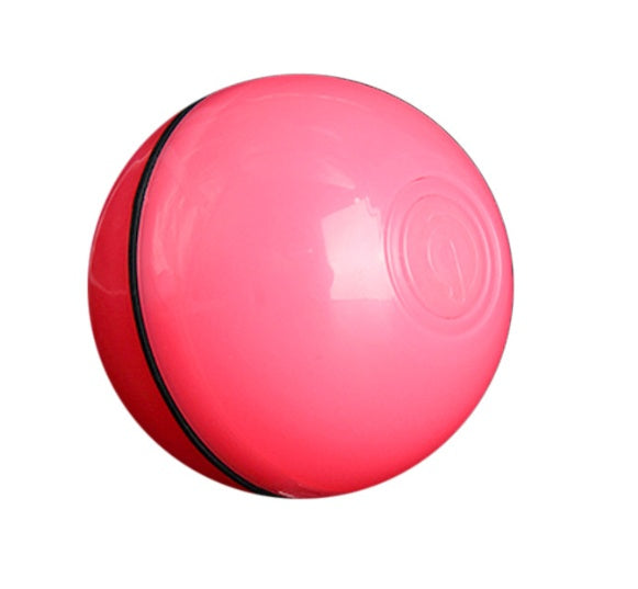 LED Laser Rolling Pet Toy Ball – Fun Electronic Interactive Toy for Cats to Chase and Play.