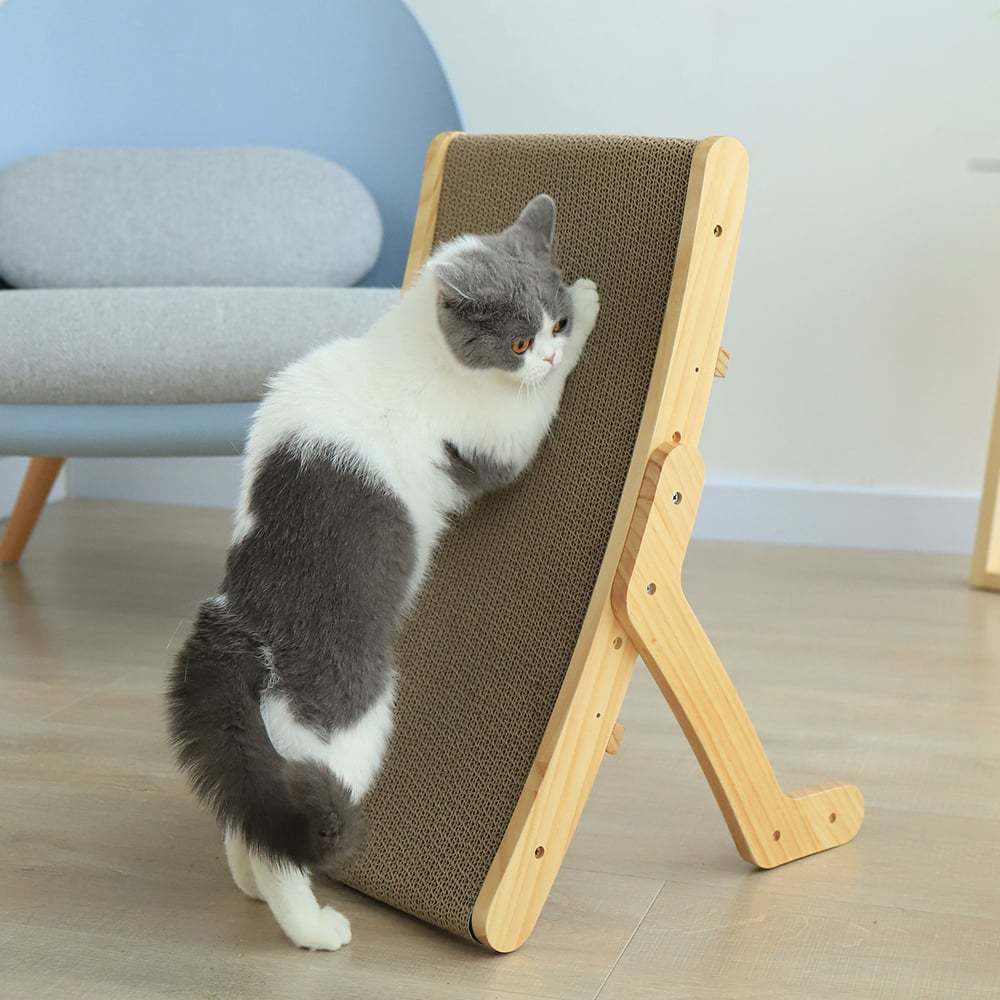 Deformation Cat Bed Vertical Corrugated Paper Grinding Claw Toy Replaceable Core Pet Products