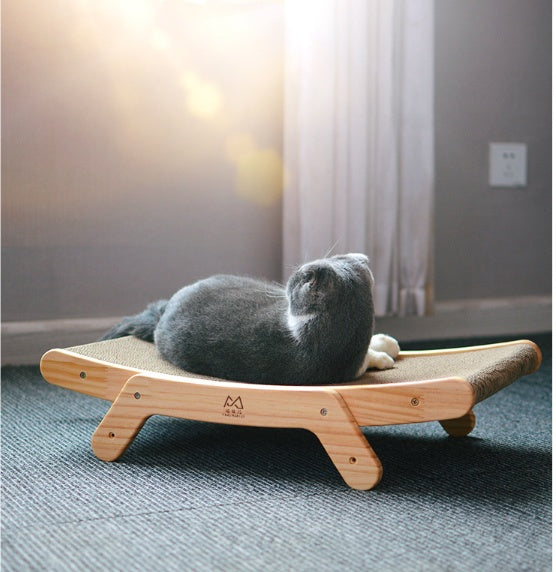 Deformation Cat Bed Vertical Corrugated Paper Grinding Claw Toy Replaceable Core Pet Products