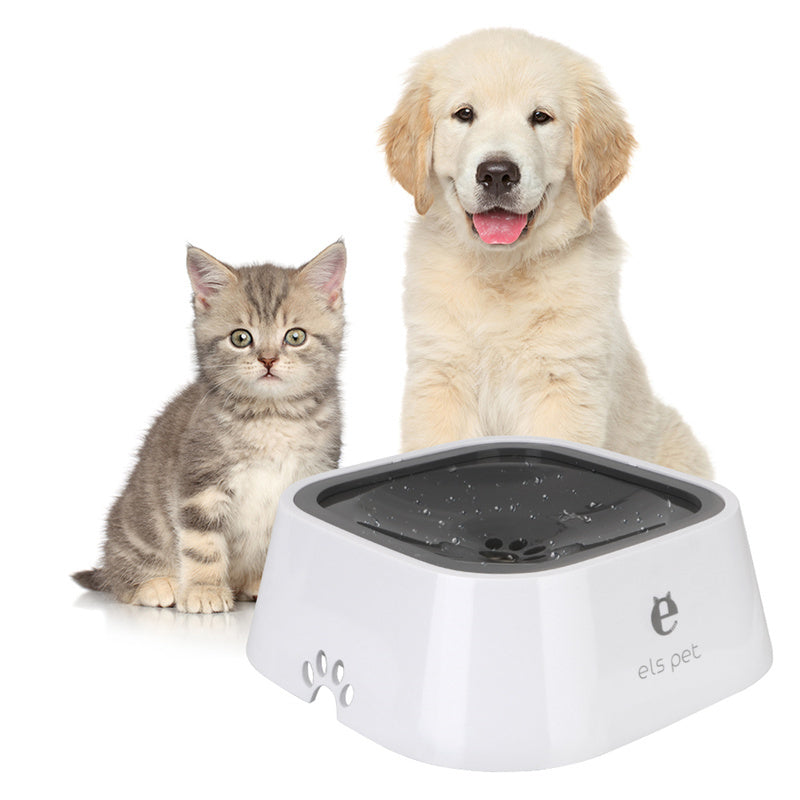 1.5L Spill-Proof Water Bowl for Cats & Dogs | Anti-Splash Floating Design | Slow Water Feeder Dispenser | Pet Fountain | Durable ABS & PP Materials