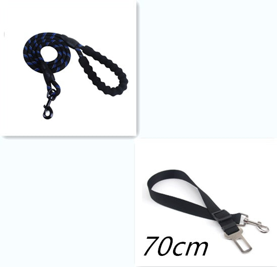 Reflective Nylon Dog Leash – Durable Walking and Training Rope for Small, Medium, and Large Dogs.