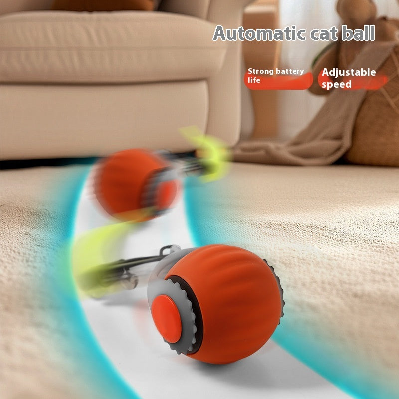 Automatic Gravity Ball Cat Toy – Interactive and Fun Toy That Moves on Its Own to Entertain Your Cat.