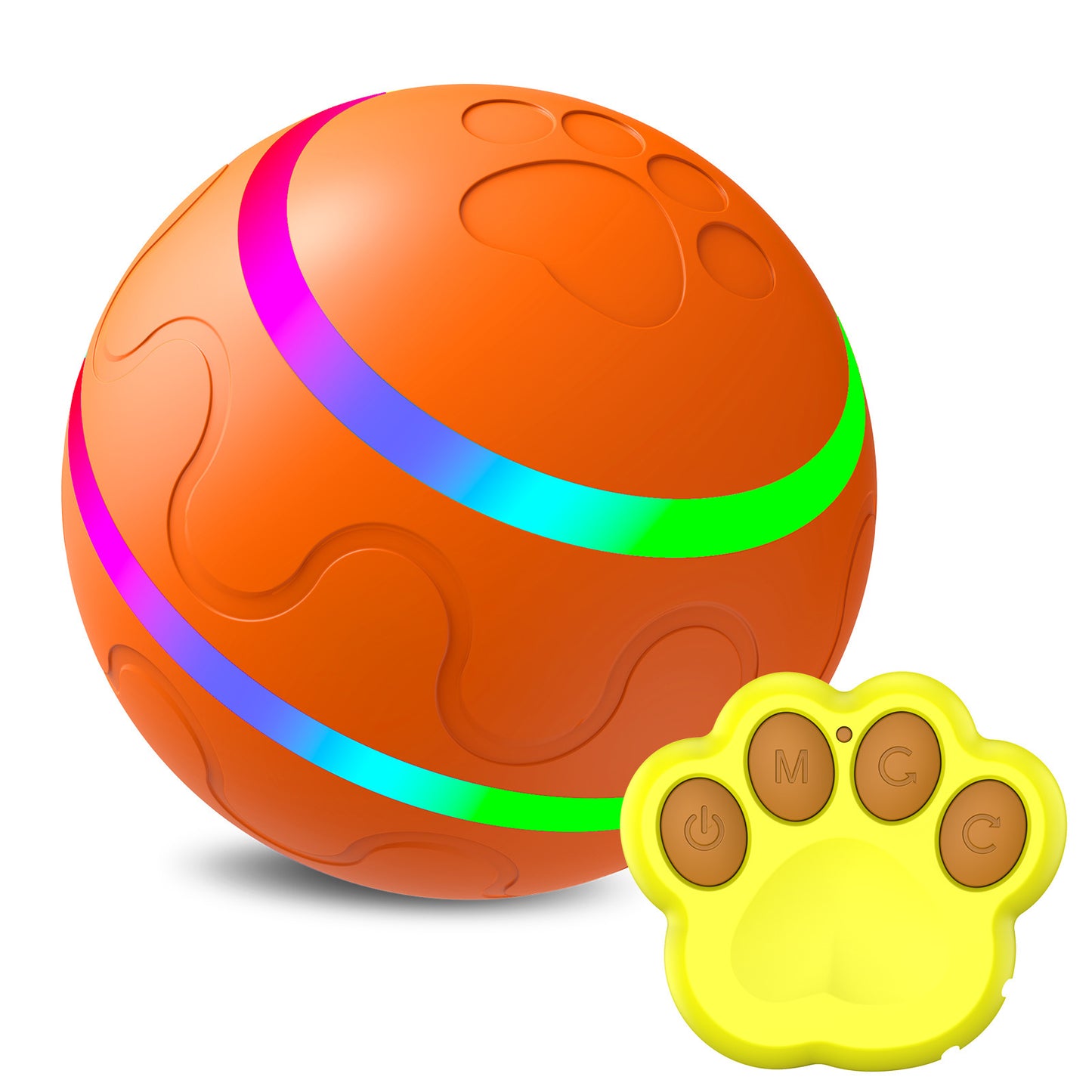 New Cat Wicked Ball Toy – Intelligent Self-Rotating USB-Powered Ball for Interactive Play and Entertainment.