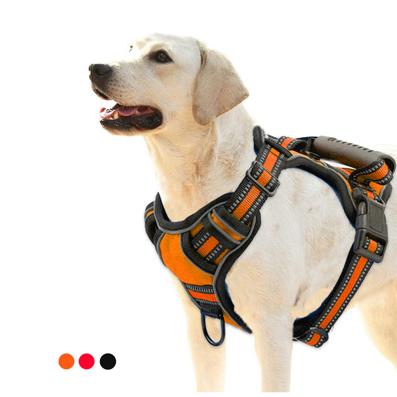 No-Pull Dog Harness Vest – Breathable, Reflective, and Designed for Comfort and Control.