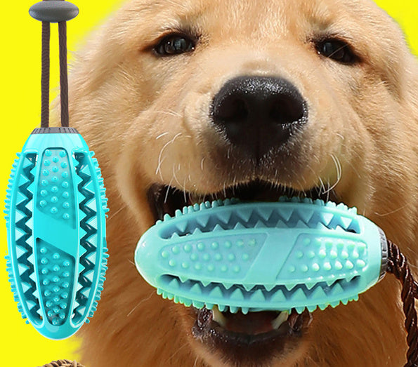 Interactive Dog Toy – Silicone Suction Cup Tug Ball for Chewing, Biting, Tooth Cleaning, and Feeding.