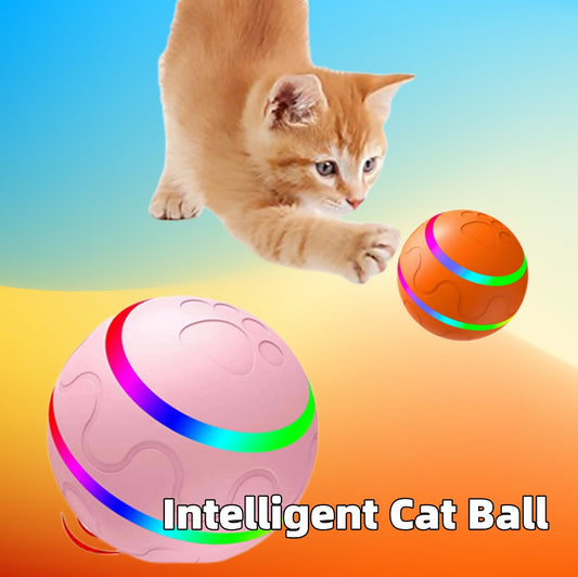 New Cat Wicked Ball Toy – Intelligent Self-Rotating USB-Powered Ball for Interactive Play and Entertainment.